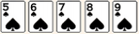 Straight flush frgstege