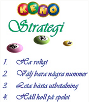 Keno Strategi